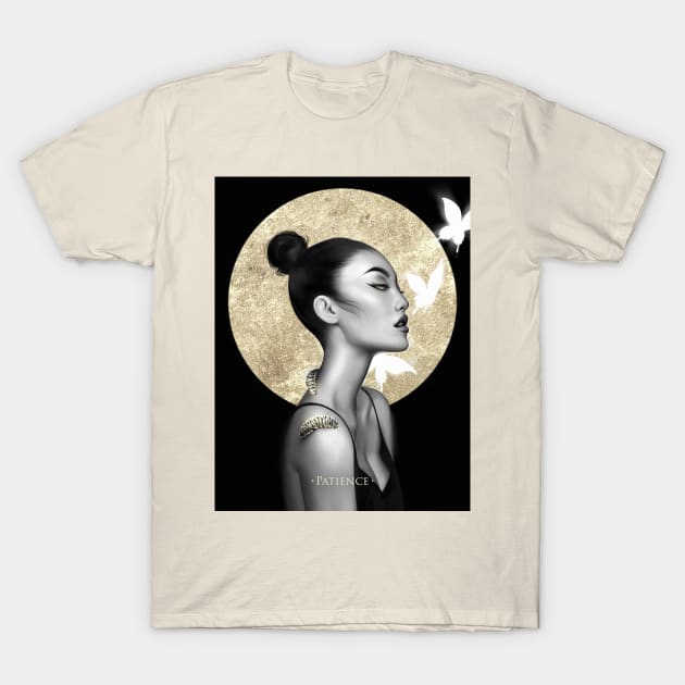 patience T-Shirt by jwitless.art